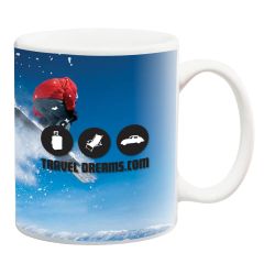 personalized 11 oz. mug with full color imprint