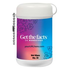 Get The Facts - Mini Wet Wipe Canister