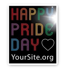 Happy Pride Day Sticker
