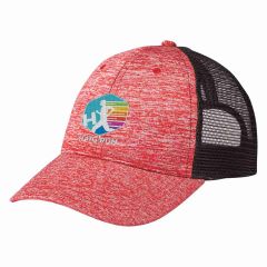 personalized heathered trucker hat