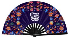 Flower LatinX Custom  Snap Fan