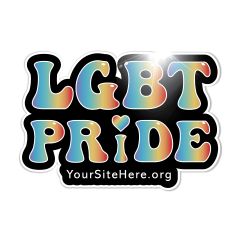 LGBTQ+ Pride Reflective Sticker