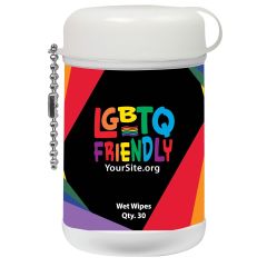 LGBTQ Friendly - Mini Wet Wipe Canister