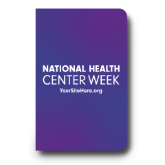 National Health Center Week - Soft Touch Notebook