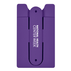 National Health Center Week - Silicone Phone Wallet With Stand
