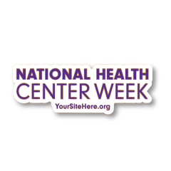 National Health Center Week - 1.5" Enamel Pin