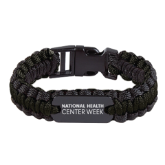 National Health Center Week - Bracelet With Metal Plate