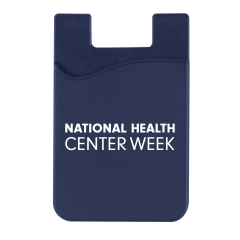 National Health Center Week (Blue) - Cell Phone Wallet