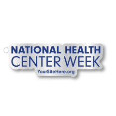 National Health Center Week (Blue) - Soft Enamel Key Chain