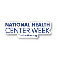 National Health Center Week (Blue) - 1.5" Enamel Pin