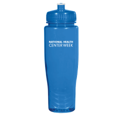 National Health Center Week (Blue) - Plastic Bottle 28 Oz.