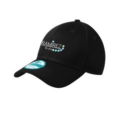 black adjustable hat with embroidered stitching saying Ramirez realty