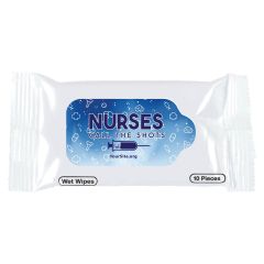 Nurses Call The Shots - Wet Wipe Packet