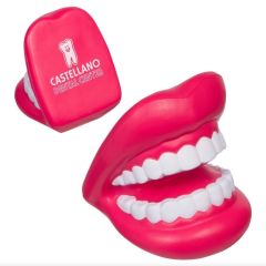 personalized mouth stress reliever with imprint on top