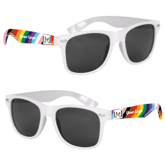 U=U Inclusive Rainbow  Collection - Full-Color Malibu Sunglasses