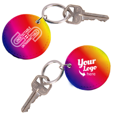 U=U Rainbow Gradient - LVL Keychains Full Color Customizable
