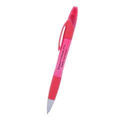 pink pen with pink highlighter and matching colored grip and an imprint saying Stephan Coleman, P.A Family Law Lawyer 