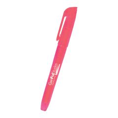 pink highlighter with an imprint saying gainful studies learning center