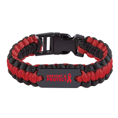 Prevent & Protect - Bracelet With Metal Plate