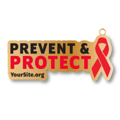 Prevent & Protect - Soft Enamel Key Chain 