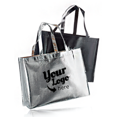 Kendra Metallic Laminated Shopping Bag