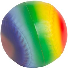 Pride Rainbow Baseball Stress Ball - Tension Relief Toy