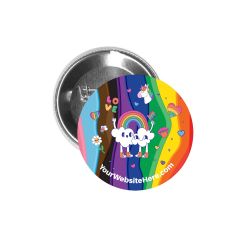Pride Rainbow Joy Collection Button Pin