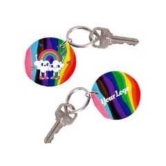 Rainbow Joy - LVL Keychains Full Color Customizable