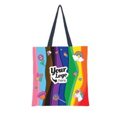Rainbow Joy - Full Color Sublimated PET Non-Woven Tote Bag