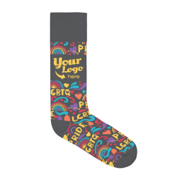 Pride Squiggles Collection Custom Ankle Socks