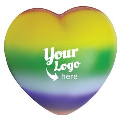 Pride Rainbow Heart Stress Ball - Sweet Relief Toy