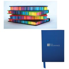 Rainbow Vibrant Edge-Colored Surrealist Notebook