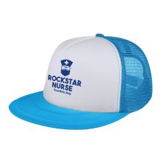 Rockstar Nurse - Flat Bill Trucker Cap