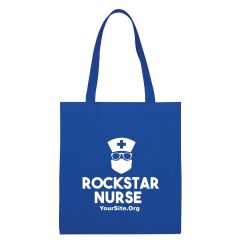 Rockstar Nurse - Non-Woven Economy Tote Bag