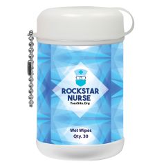 Rockstar Nurse - Mini Wet Wipe Canister