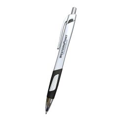 silver pen with black grip and an imprint saying Westernpoint hotels and resorts