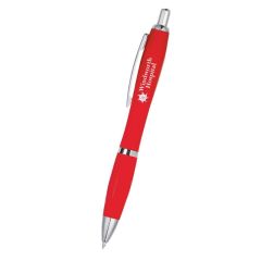 red pen with silver trim and an imprint saying Windworth Hospital
