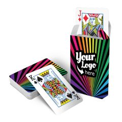 Rainbow Spiral Playing Cards
