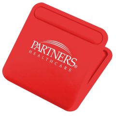 red food clip with an imprint saying partners healthcare