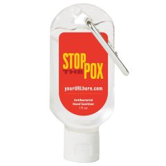 Stop The Pox - 1 Oz. Hand Sanitizer With Carabiner