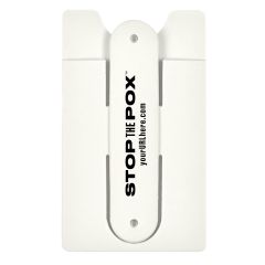 Stop The Pox - Silicone Phone Wallet With Stand