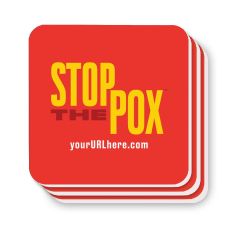Stop The Pox - Coasters