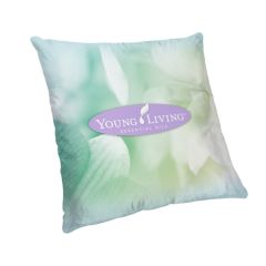 Sublimated Polyester Medium Throw Pillow - Customizable Decorative Cushion