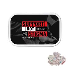 Support Not Stigma - Full Color Tin First Aid Relief Kit
