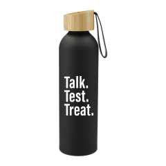 Talk. Test. Treat. - Ryze Aluminum Sports Water Bottle 22 oz