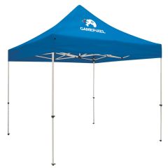 personalized tent kit with imprint on top