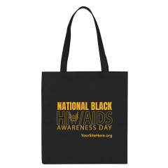 TRIO National Black HIV/AIDS Awareness Day - Non-Woven Economy Tote Bag