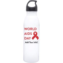 World AIDS Day Bottle - Stainless Steel