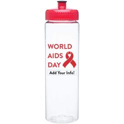World AIDS Day Bottle - Plastic