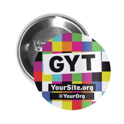 Get Yourself Tested Button Pin